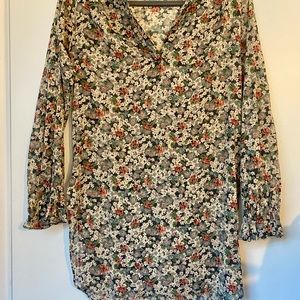 Vintage Hildebrand sheer tunic with Liberty